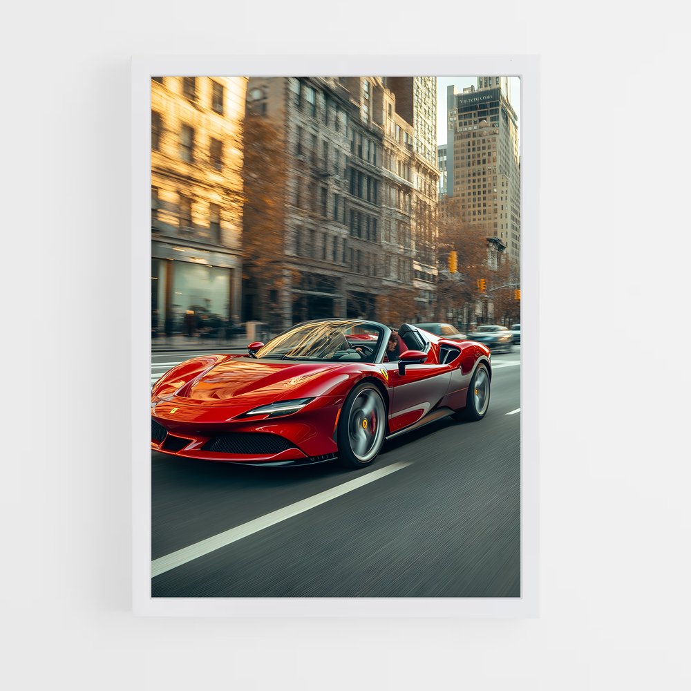Poster gts de Vitesse – affiche Ferrari (vue 3)